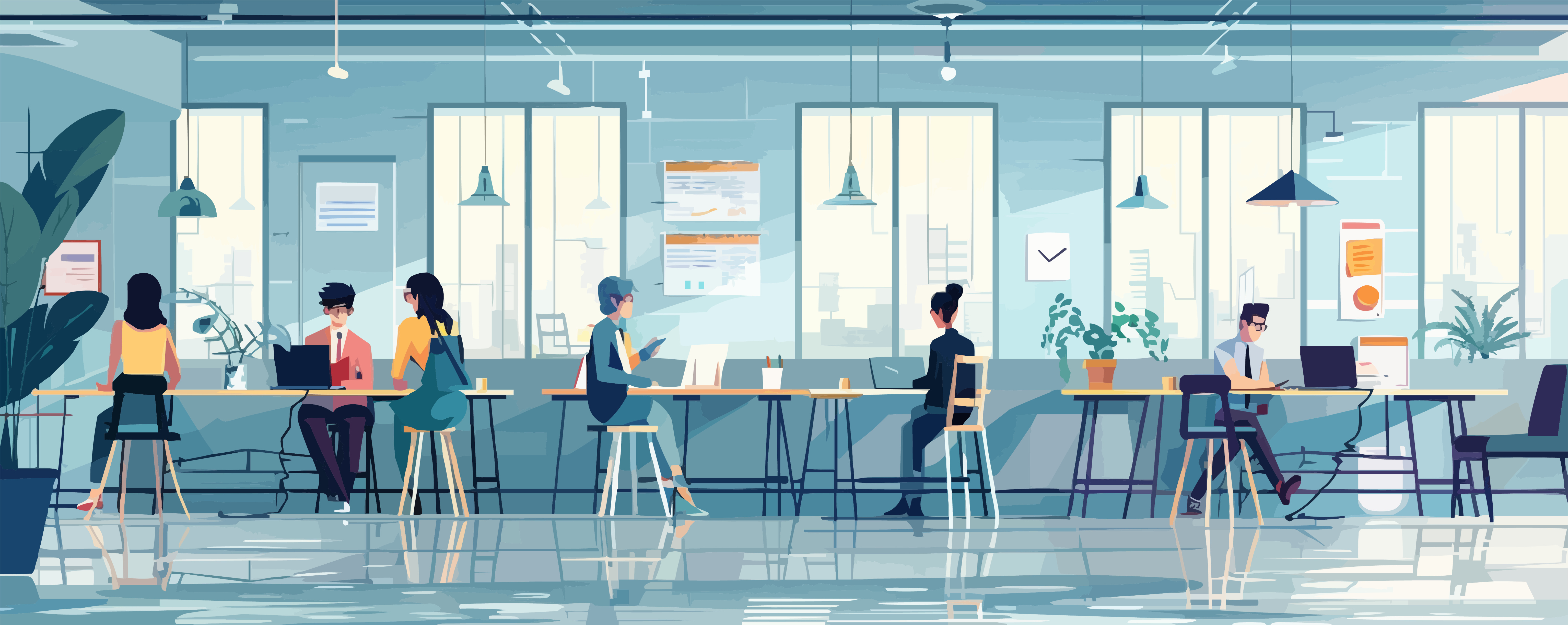 Espace de coworking à Vélizy-Villacoublay